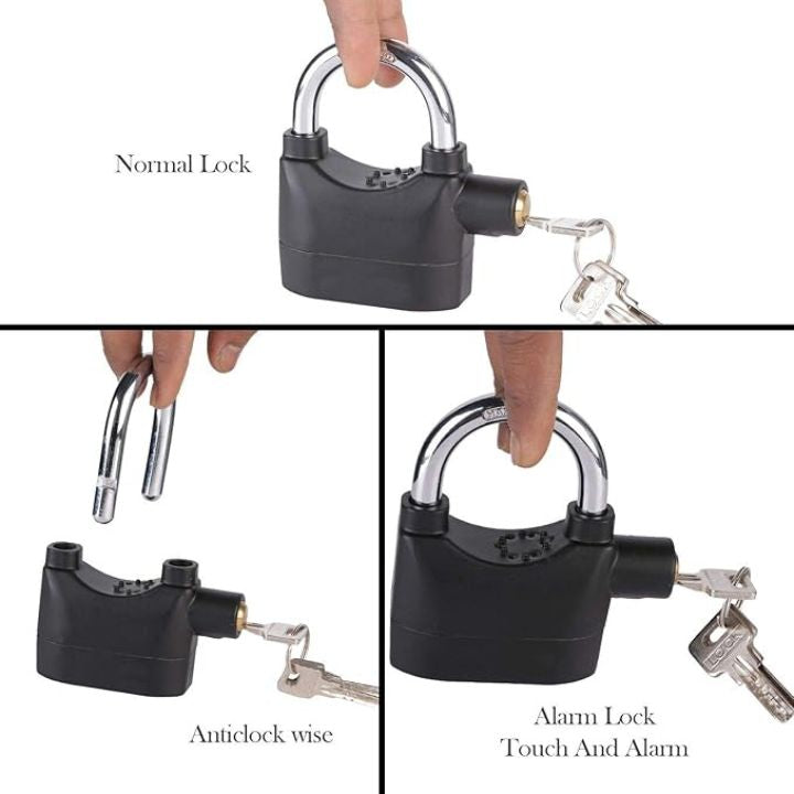 Alarm Security Padlock with Siren