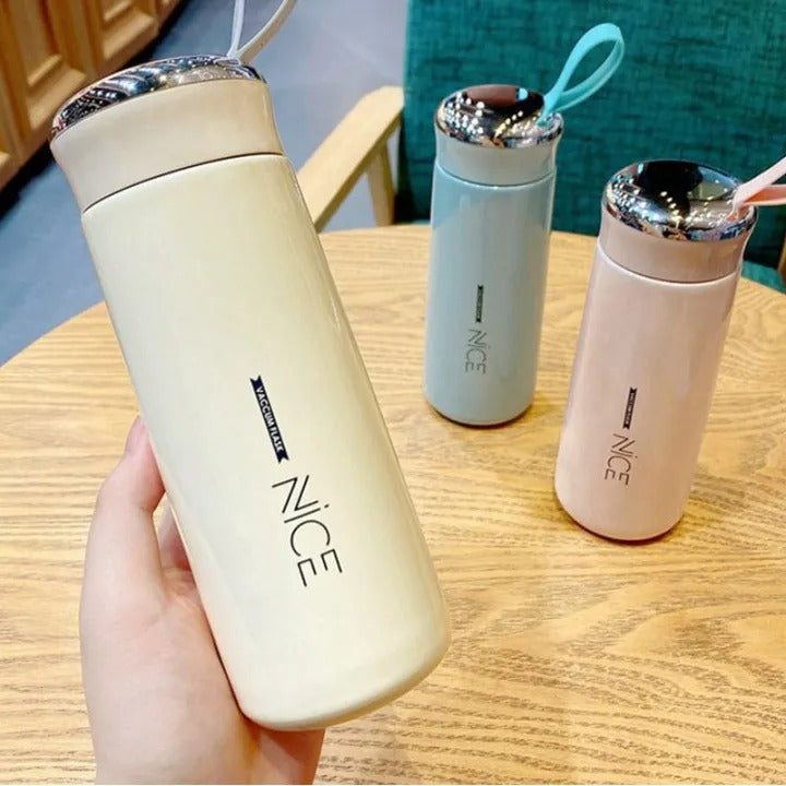 400ML Premium Glass Water Bottle – Leakproof Reusable Drinking Bottle