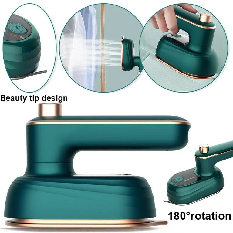 Portable Steam Iron – Compact Travel Garment Steamer for Wrinkle-Free Clothes