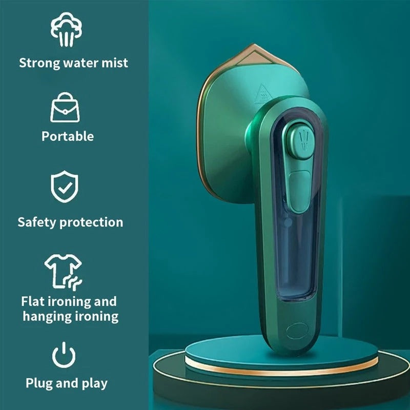 Portable Steam Iron – Compact Travel Garment Steamer for Wrinkle-Free Clothes