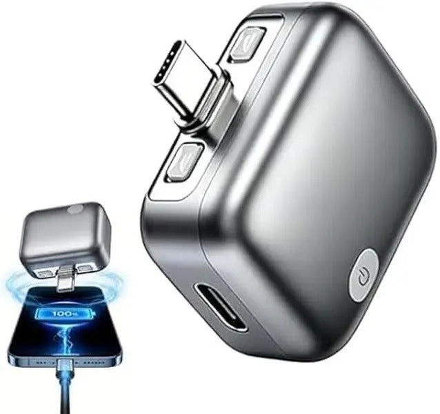 PopGuard 140W Automatic Charging Disconnector USB-C Fast Charge Protector | Smart Auto Power Cut-Off Device | Silver