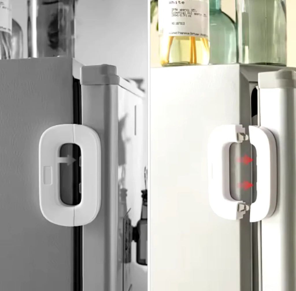 Child Safety Fridge Door Lock Adjustable Refrigerator Lock For Kids & Toddlers