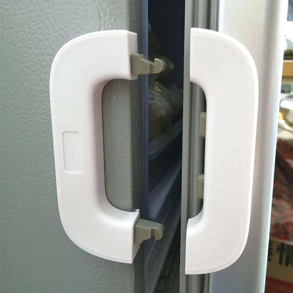 Child Safety Fridge Door Lock Adjustable Refrigerator Lock For Kids & Toddlers
