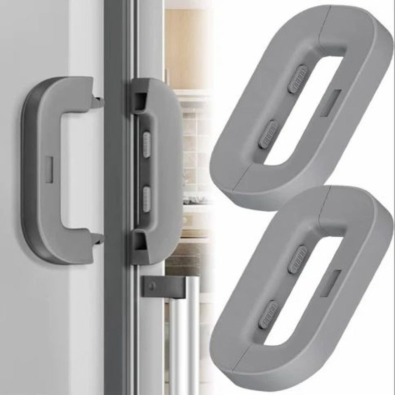 Child Safety Fridge Door Lock Adjustable Refrigerator Lock For Kids & Toddlers