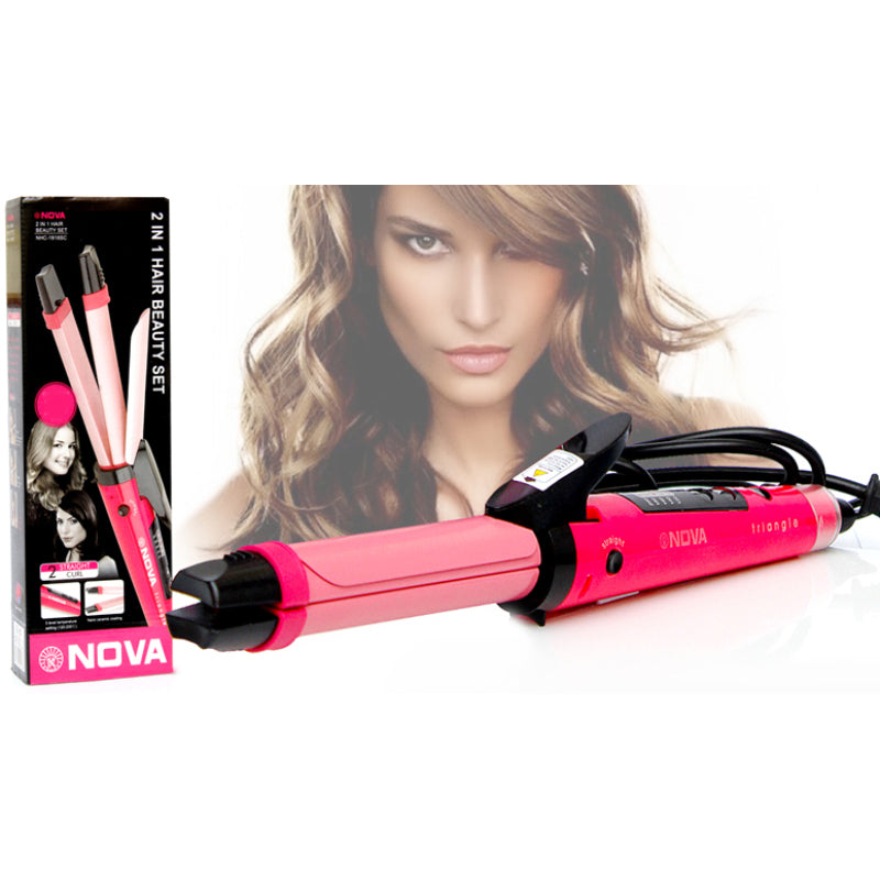 Nova 2-in-1 Hair Styling Tool Straightener & Curler