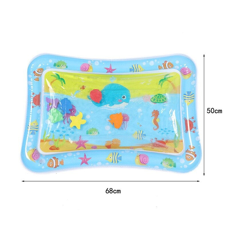 Inflatable Baby Water Play Mat Tummy Time