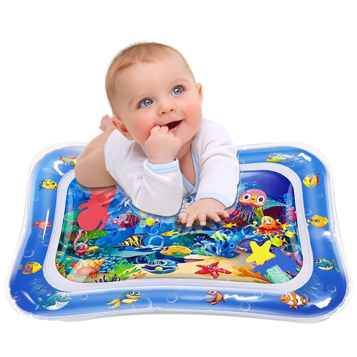 Inflatable Baby Water Play Mat Tummy Time