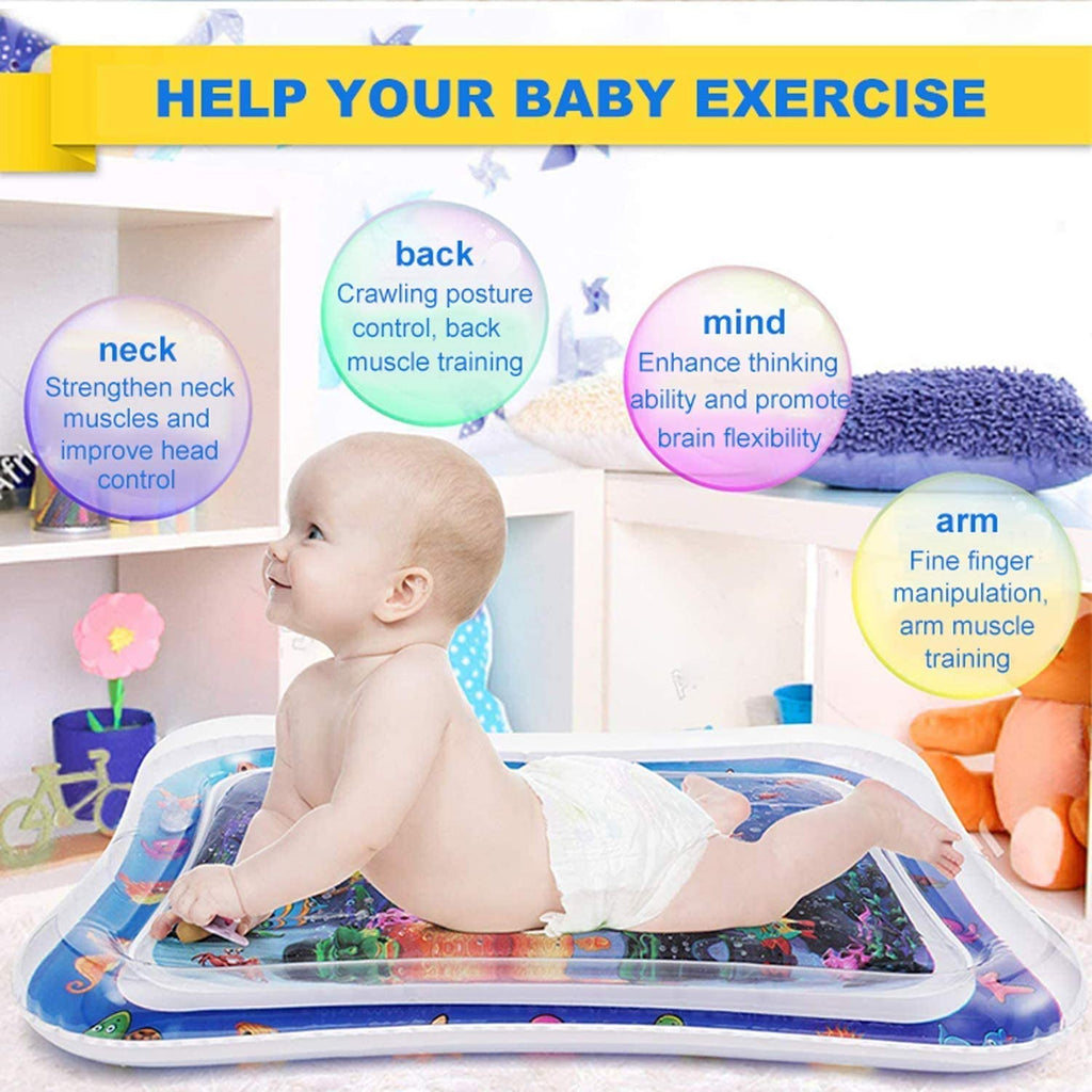 Inflatable Baby Water Play Mat Tummy Time