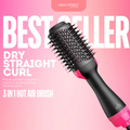 One Step Hair Dryer & Styler Brush 3 in 1 Dry Straighten & Curl