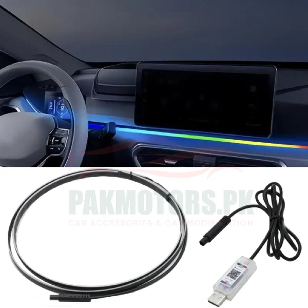 Car Interior Ambient Light Kit App & Remote Control