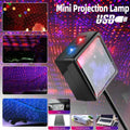 USB Car Roof Star Projector Light Galaxy Night Sky Lamp