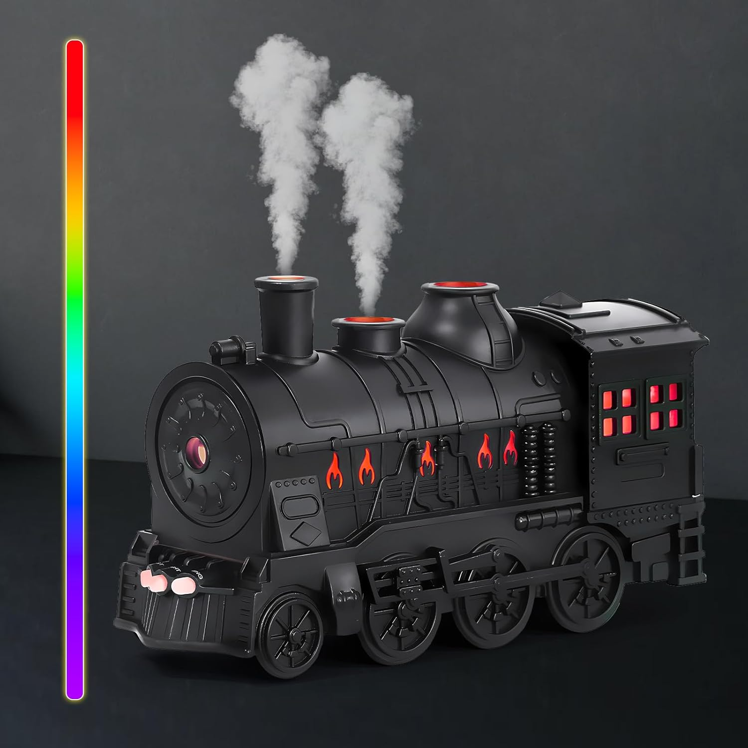 Steam Train Humidifier & Aroma Diffuser 7 Color LED