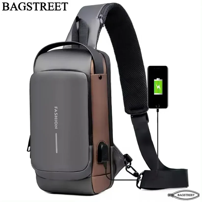 Smart Anti-Theft Sling Backpack with USB Charging Port