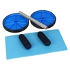 AB Wheel Roller with Foam Handles Total Body Exerciser