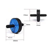 AB Wheel Roller with Foam Handles Total Body Exerciser