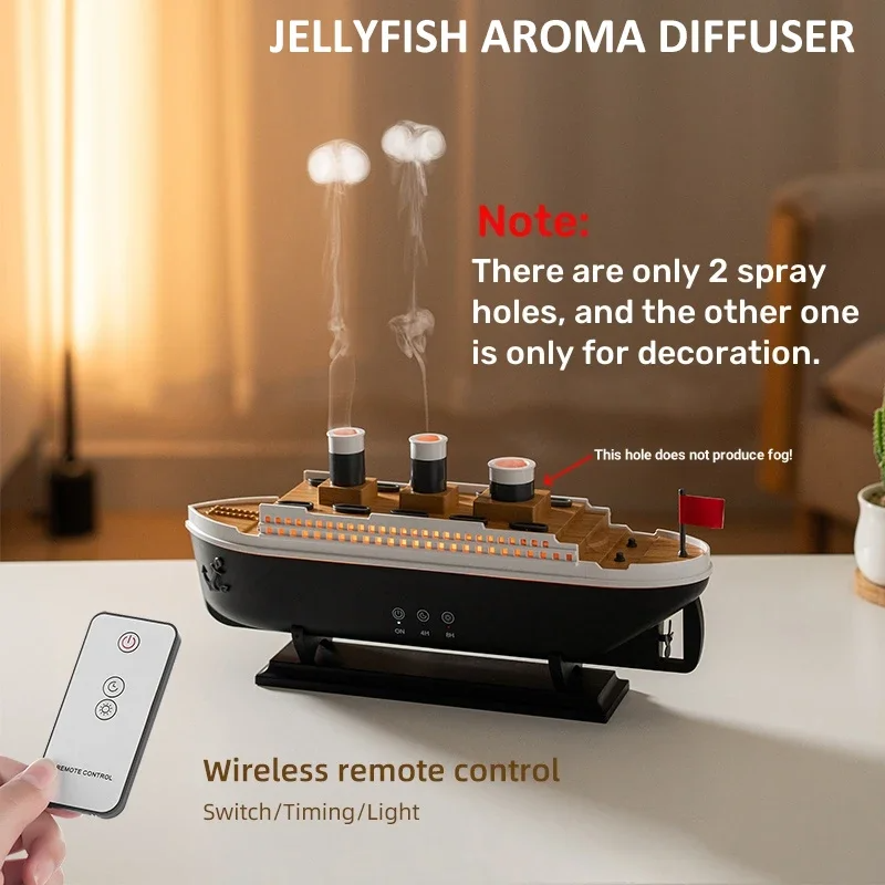 Titanic Ship Jellyfish Aroma Diffuser
