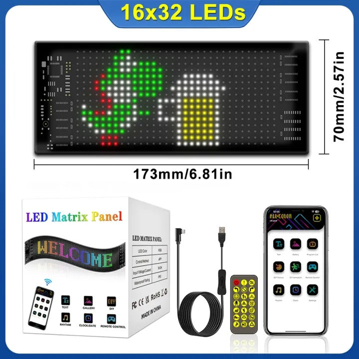 Smart RGB LED Matrix Display Panel
