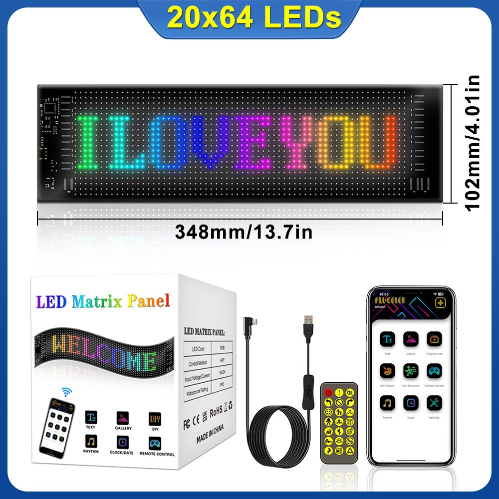 Smart RGB LED Matrix Display Panel
