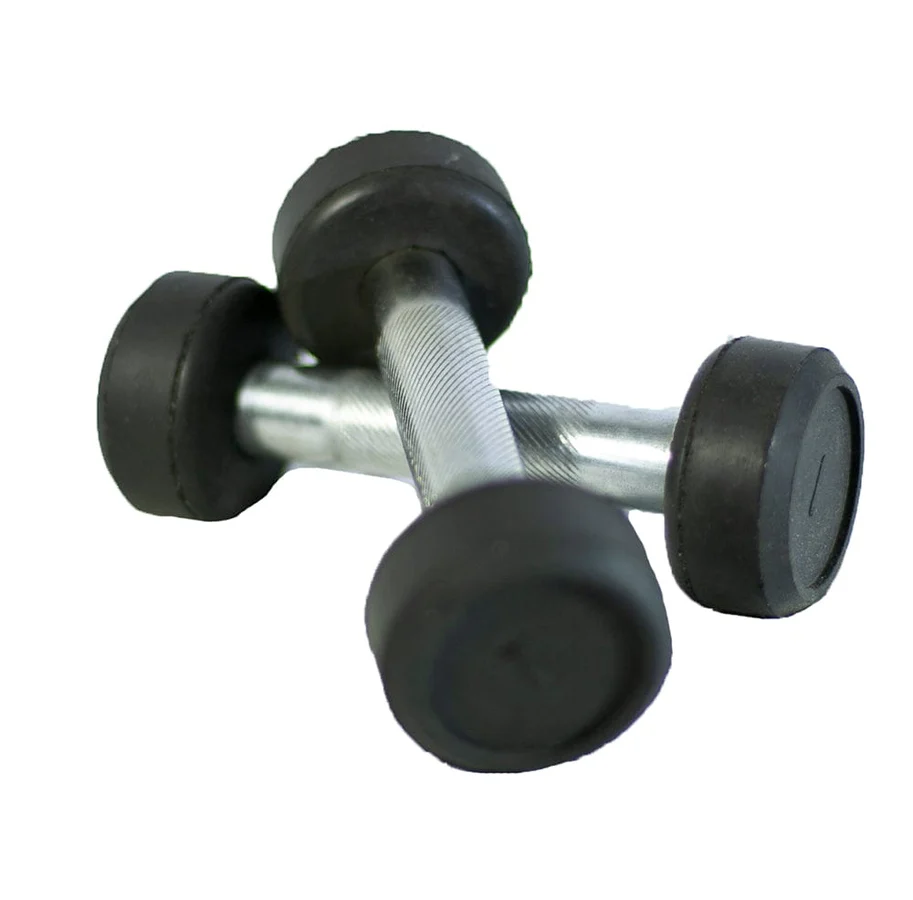 Rubber Coated Dumbbell Pair Tango Sports