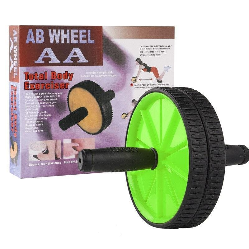 AB Wheel Roller with Foam Handles Total Body Exerciser